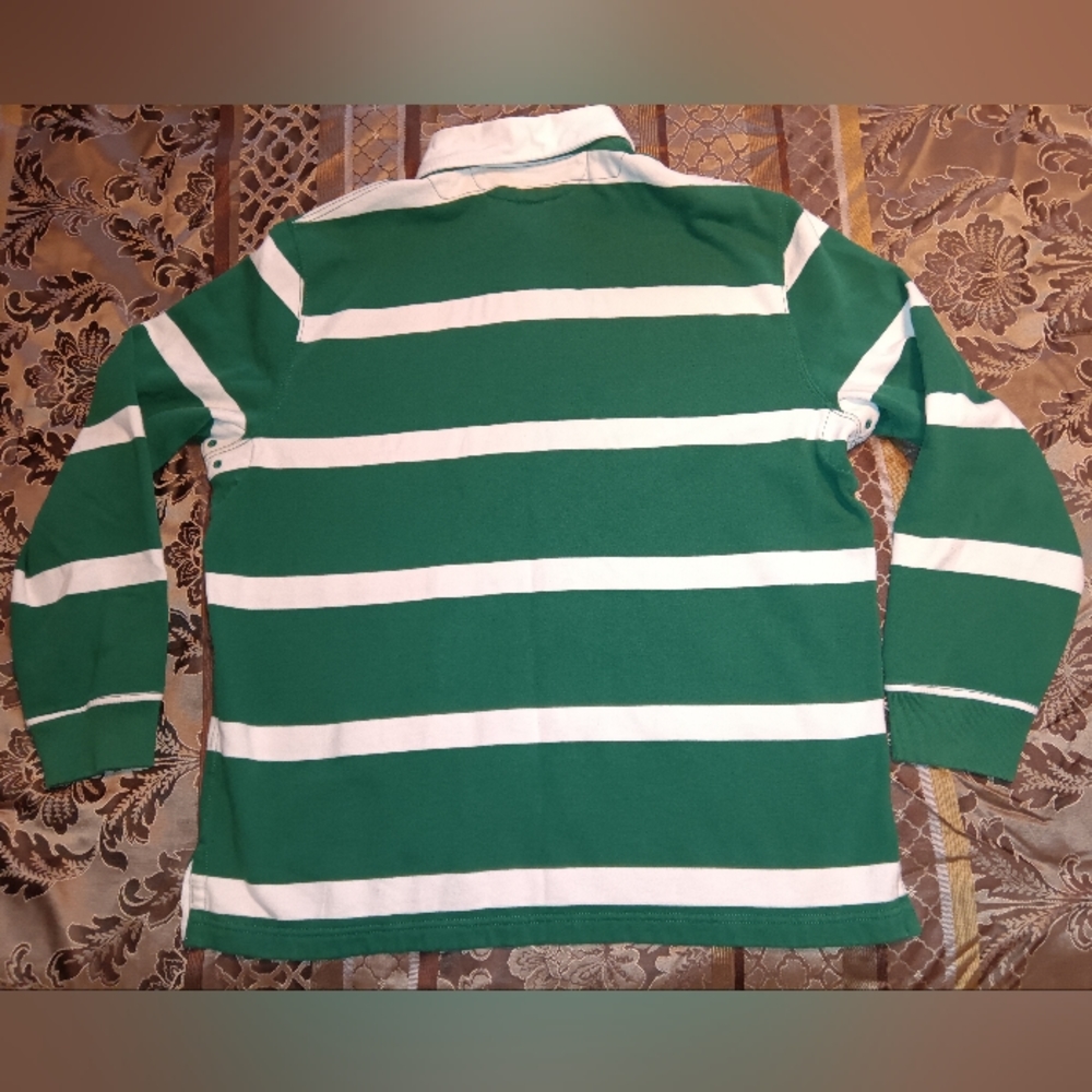 MEN'S XL POLO BY RALPH LAUREN STRIPED LONG SLEEVE COLLARD - Picture 2 of 7